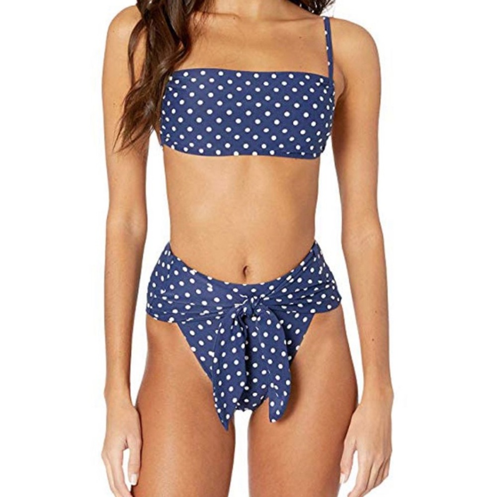 NWT We Wore What Polka Dot Bikini Set